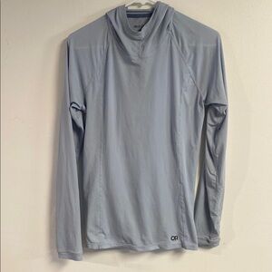 Outdoor Research Echo Sun Hoody Light Blue Women’s Medium